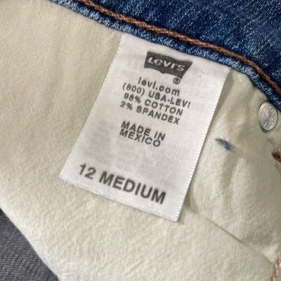 Levi’s 526 Slender Boot Cut Jeans Size 12 - Picture 7 of 11